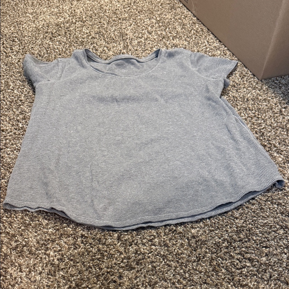 Lululemon waffle knit tee